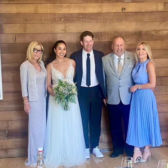 Blue cocktail dress - Picture 4 of 4